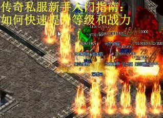 传奇私服新手入门指南：如何快速提升等级和战力