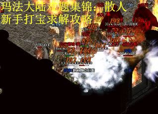 玛法大陆难题集锦：散人新手打宝求解攻略