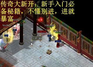 传奇大新开：新手入门必备秘籍，不懂别进，进就暴富