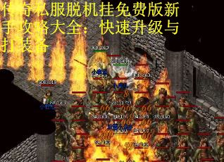 传奇私服脱机挂免费版新手攻略大全：快速升级与打装备