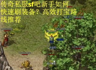 传奇私服sf吧新手如何快速刷装备？高效打宝路线推荐