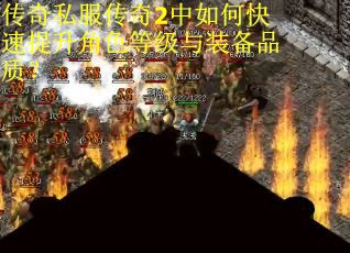 传奇私服传奇2中如何快速提升角色等级与装备品质？