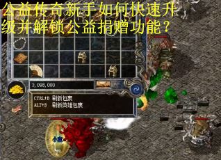 公益传奇新手如何快速升级并解锁公益捐赠功能? 公益传奇新手如何快速升级并解锁公益捐赠功能?