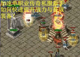 加速单职业传奇私服新手如何快速提升战力与获取装备？