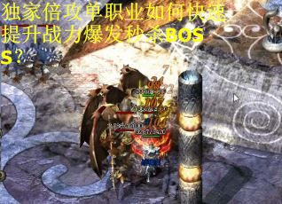 独家倍攻单职业如何快速提升战力爆发秒杀BOSS? 独家倍攻单职业如何快速提升战力爆发秒杀BOSS?