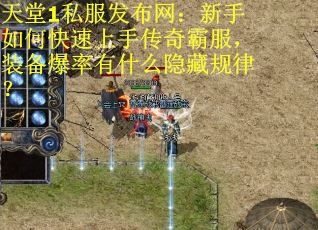 天堂1私服发布网：新手如何快速上手传奇霸服，装备爆率有什么隐藏规律？