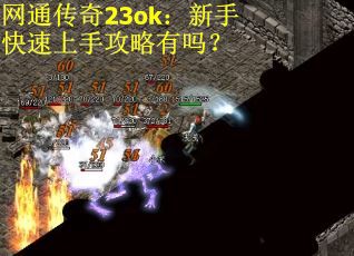 网通传奇23ok：新手快速上手攻略有吗？