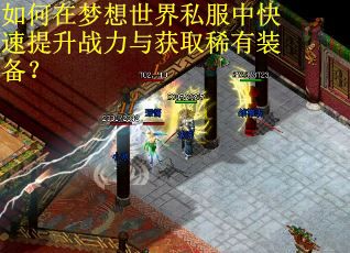 如何在梦想世界私服中快速提升战力与获取稀有装备？
