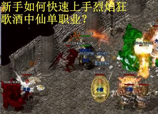 新手如何快速上手烈焰狂歌酒中仙单职业？