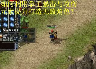 如何利用拳王暴击与攻伤元素提升打造无敌角色？