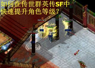 如何在传世群英传SF中快速提升角色等级？