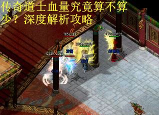 传奇道士血量究竟算不算少？深度解析攻略